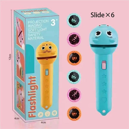 Ignite Their Imagination: Magical Kids Projection Flashlight Early Learning Toy