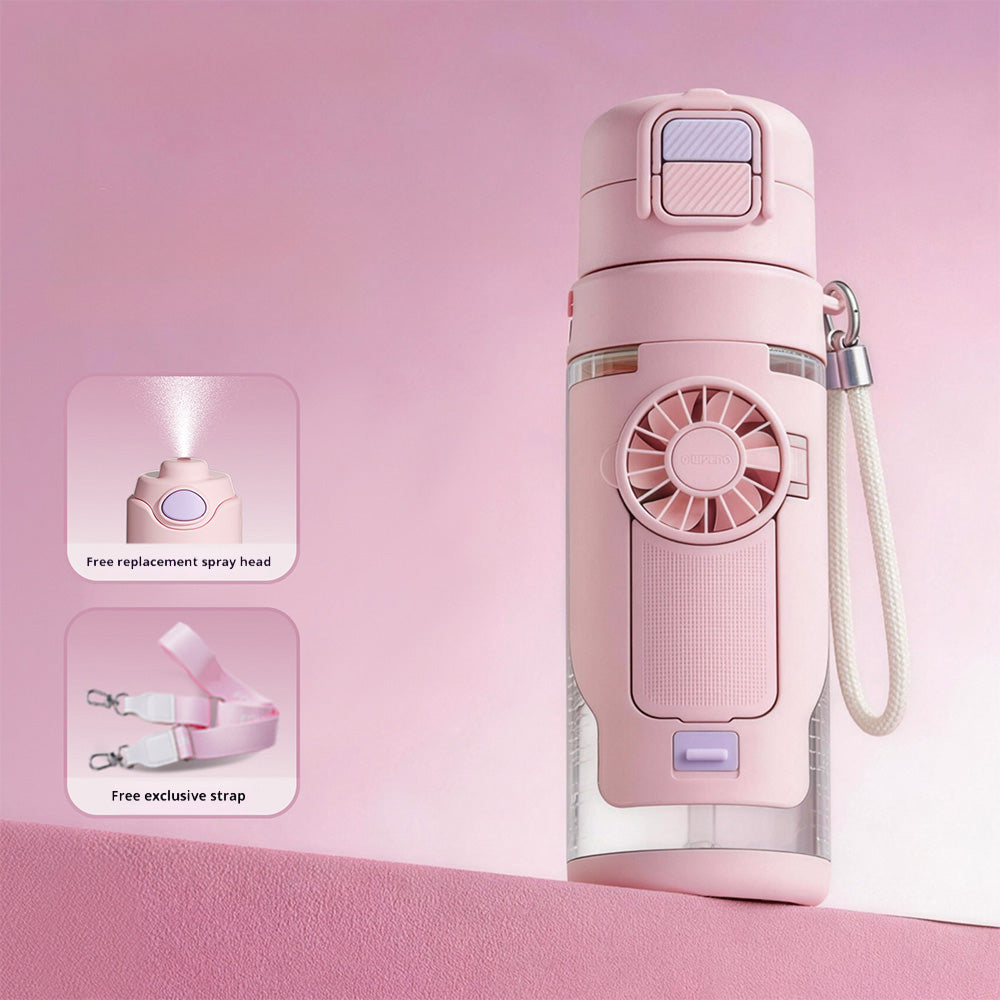 3-in-1 Cooling Fan Water Bottle