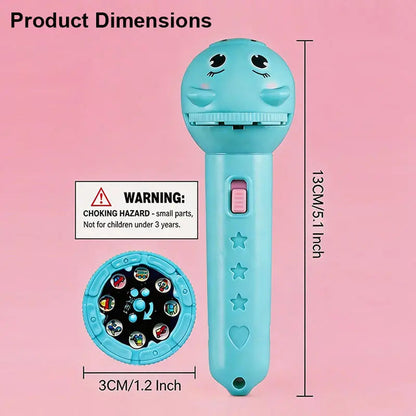 Ignite Their Imagination: Magical Kids Projection Flashlight Early Learning Toy