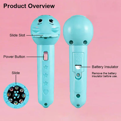 Ignite Their Imagination: Magical Kids Projection Flashlight Early Learning Toy