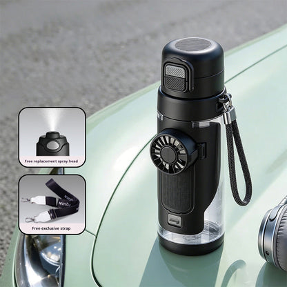 3-in-1 Cooling Fan Water Bottle
