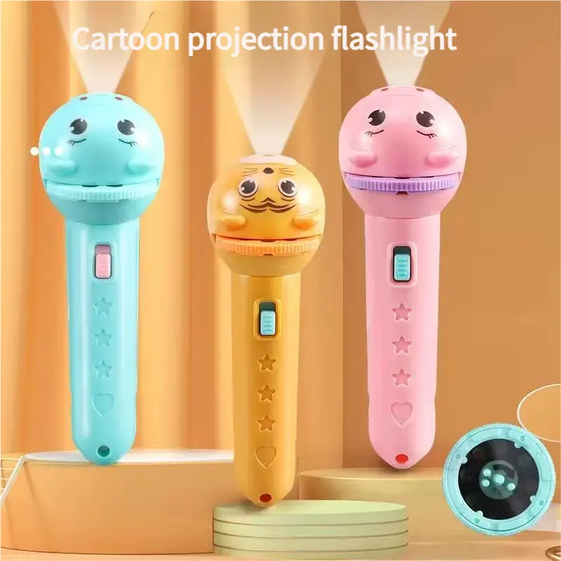 Ignite Their Imagination: Magical Kids Projection Flashlight Early Learning Toy