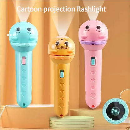 Ignite Their Imagination: Magical Kids Projection Flashlight Early Learning Toy