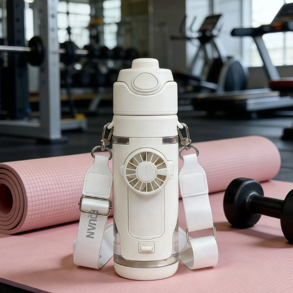 3-in-1 Cooling Fan Water Bottle