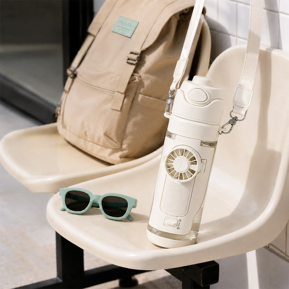 3-in-1 Cooling Fan Water Bottle