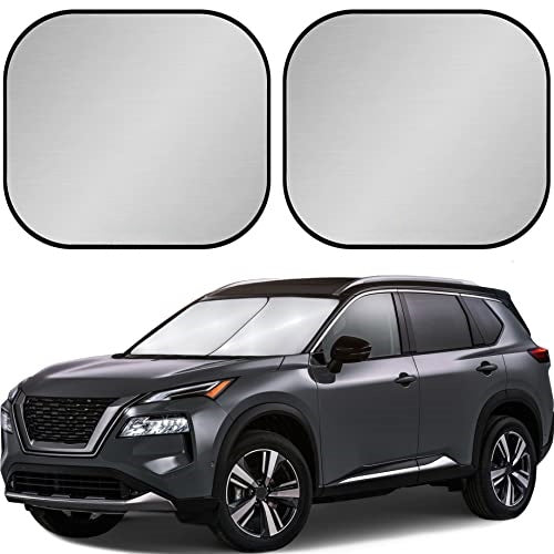 Car Windshield Sunshade – Double-Layer Design for 2X Heat Blocking, Blocks UV Rays, Foldable Sun Shade for Cars, Trucks & SUVs, Keeps Interior Cooler, Medium (59 x 31 in)