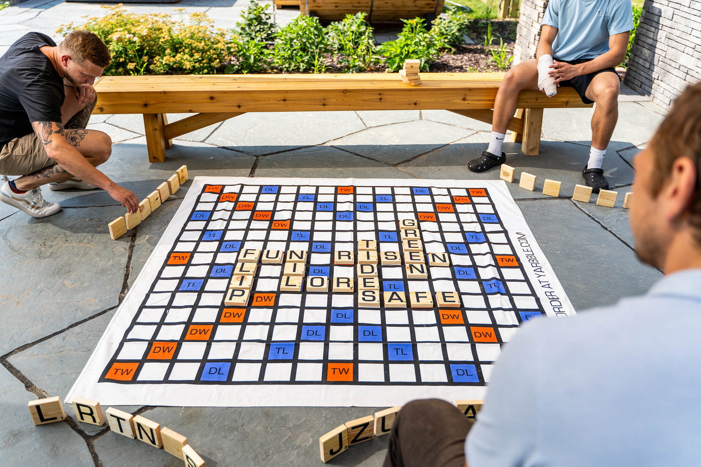 Giant Word Game Board - 6ft x 6ft game board with 3 inch tiles