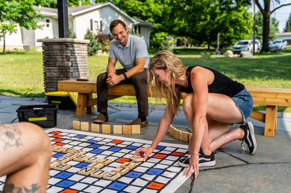 Giant Word Game Board - 6ft x 6ft game board with 3 inch tiles