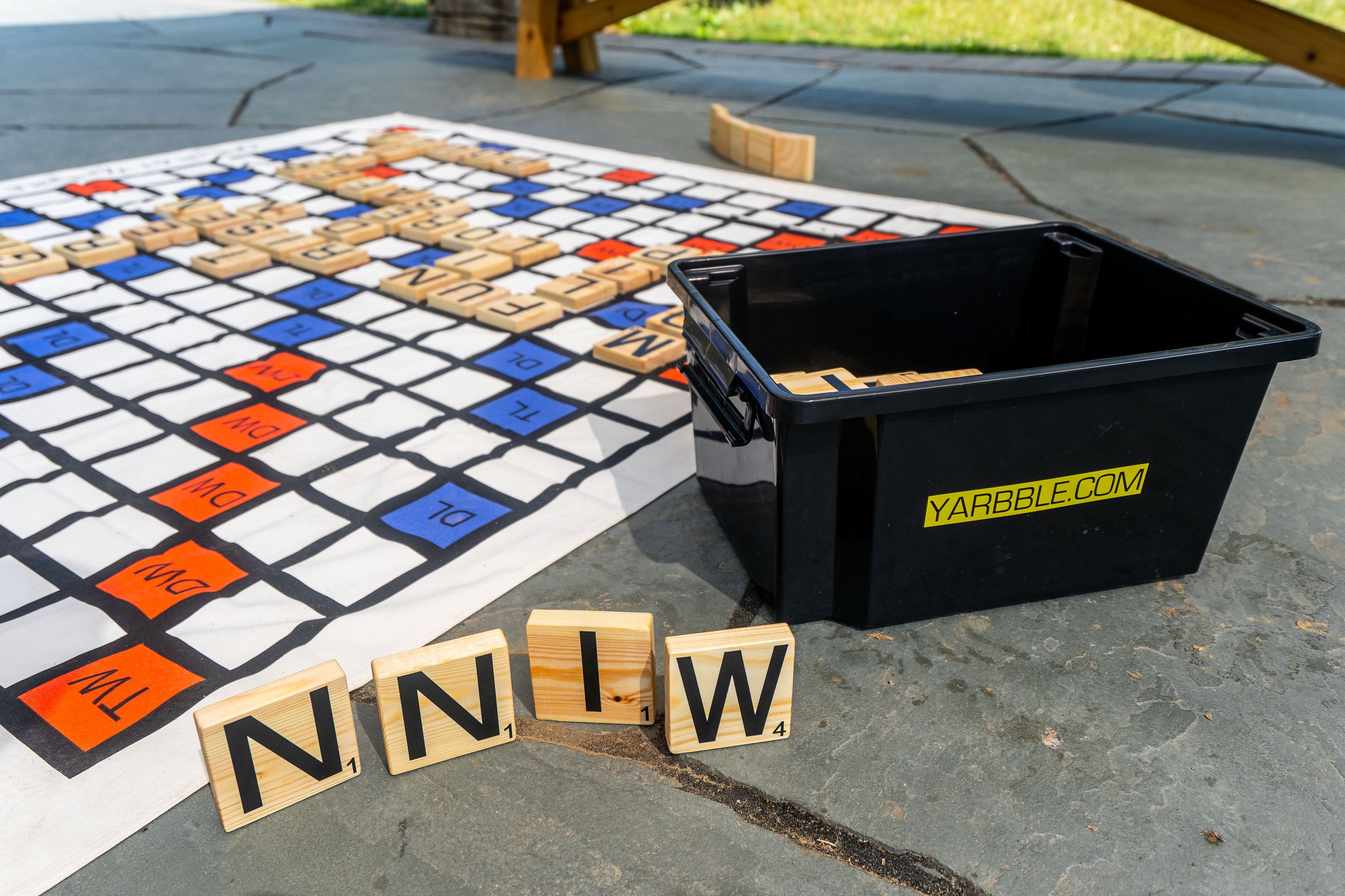 Giant Word Game Board - 6ft x 6ft game board with 3 inch tiles