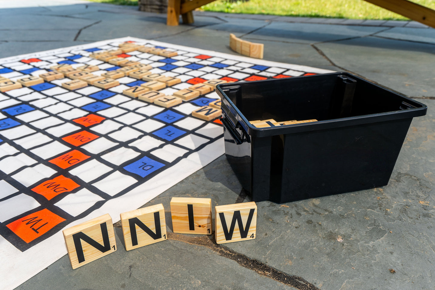 Giant Word Game Board - 6ft x 6ft game board with 3 inch tiles