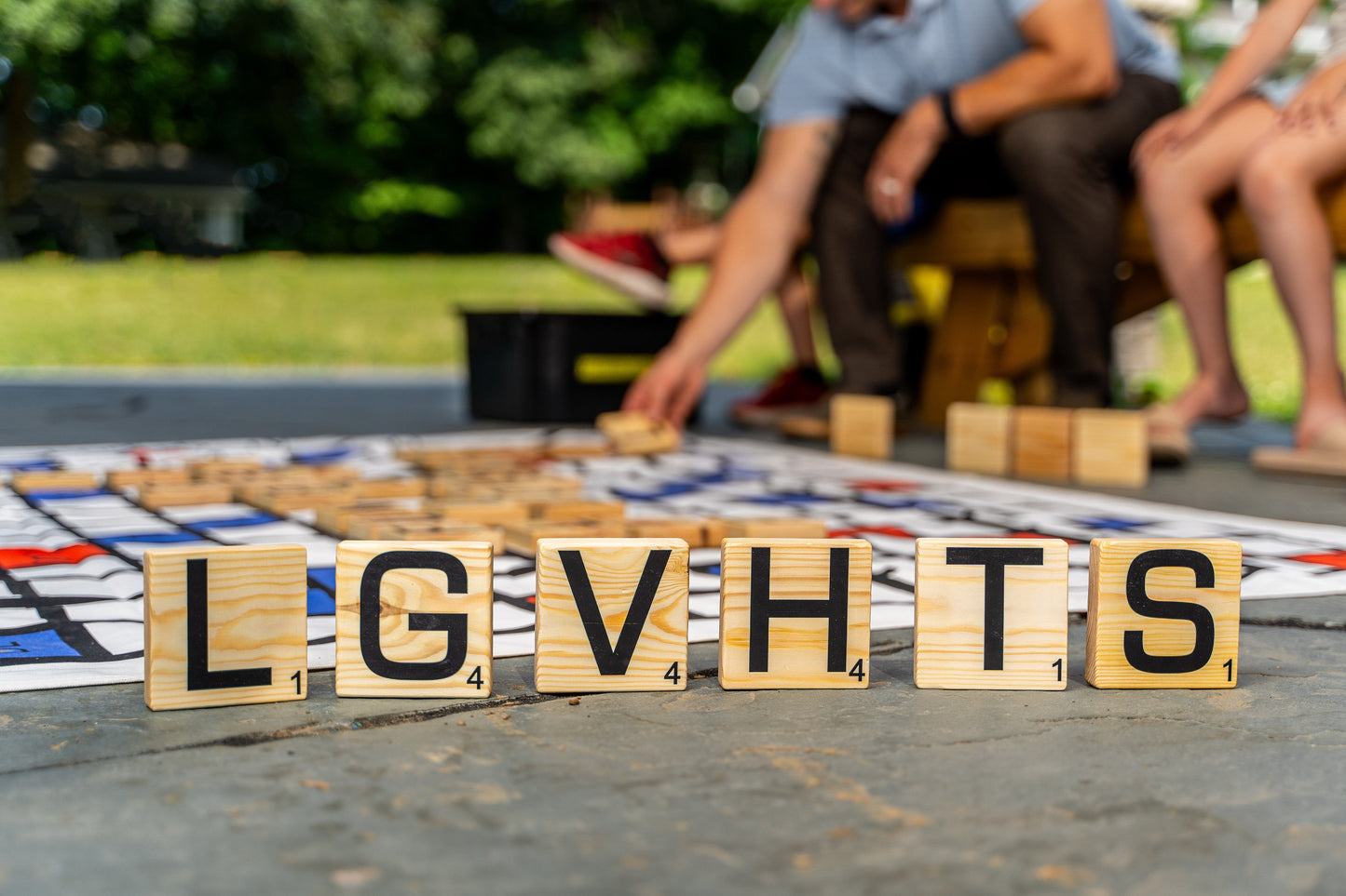 Giant Word Game Board - 6ft x 6ft game board with 3 inch tiles