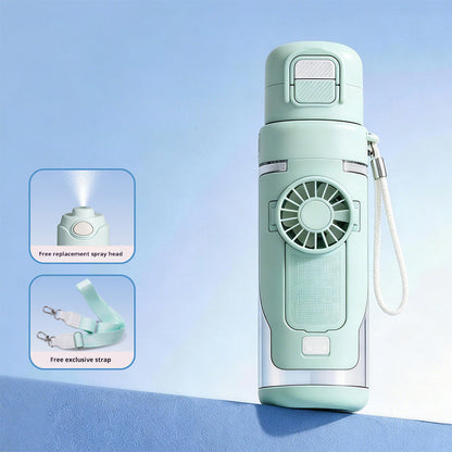 3-in-1 Cooling Fan Water Bottle